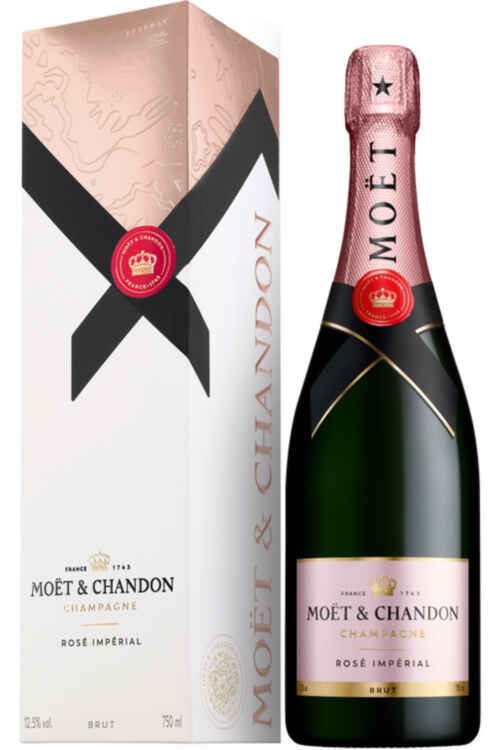 Moet et Chandon Rosé Impérial avec étuis