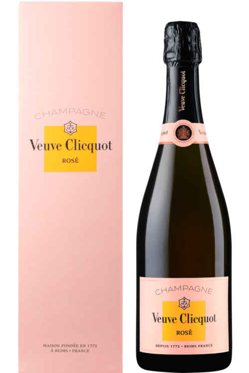 Veuve Clicquot Rosé avec étuis